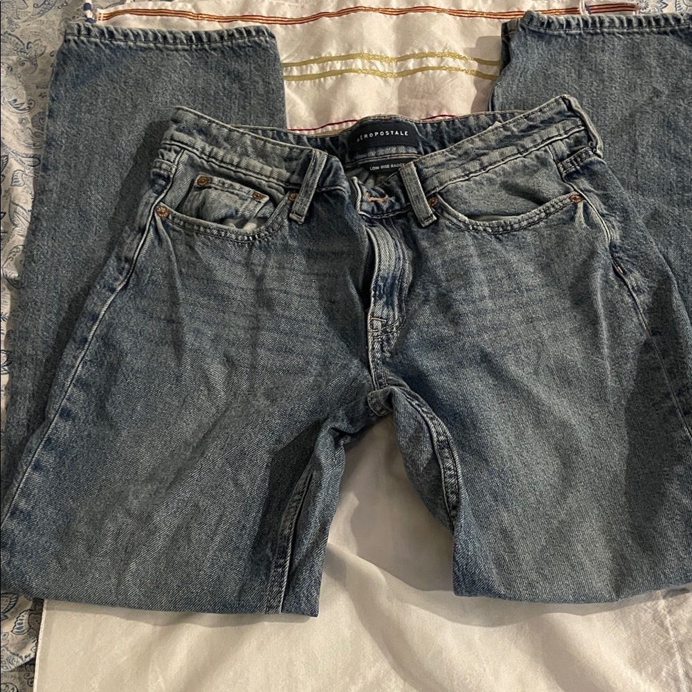 Aeropostale Women's Relaxed Fit Denim Jeans